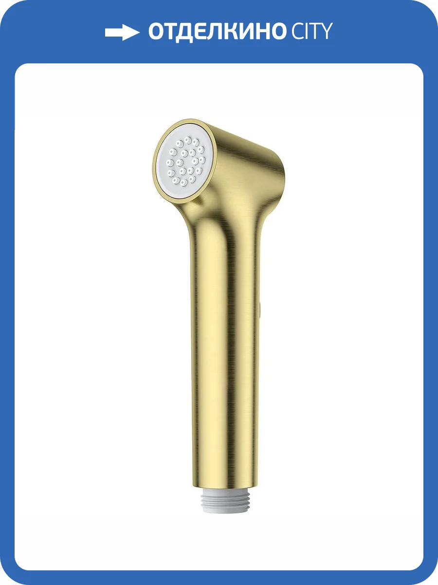 Гигиеническая лейка Raglo R460.05.03 золотая матовая фото 2