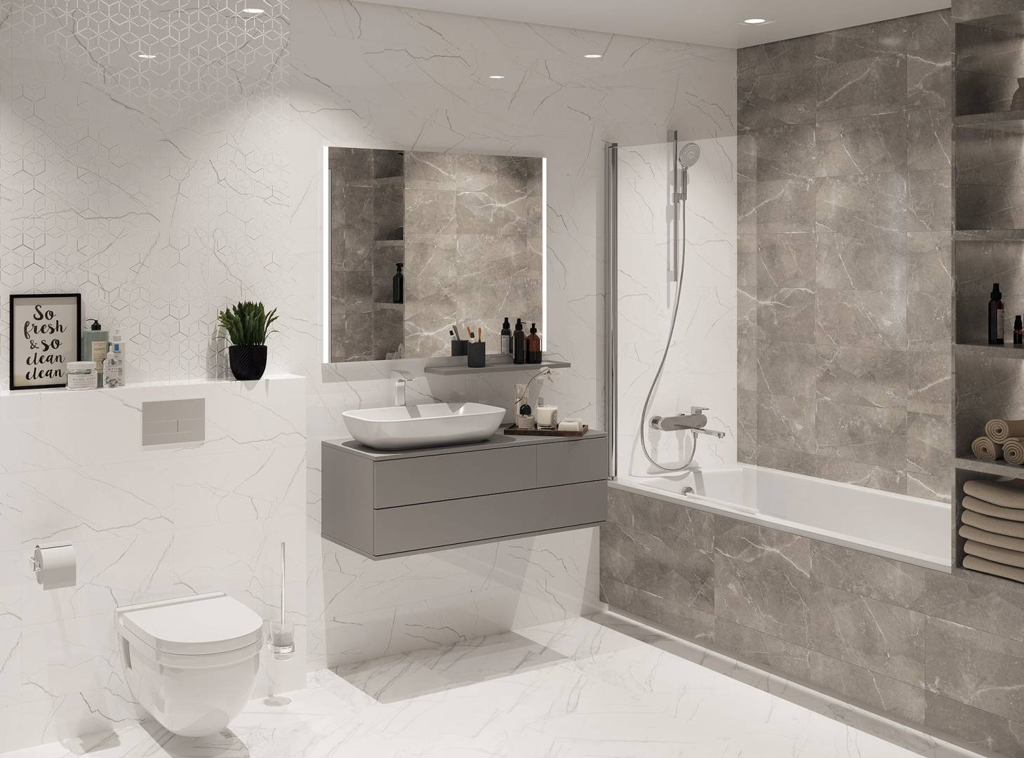 Global Tile Siluet
