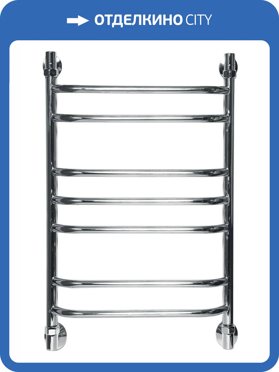 Полотенцесушитель водяной Ника Trapezium ЛТ (Г2) 60/40, хром фото 3