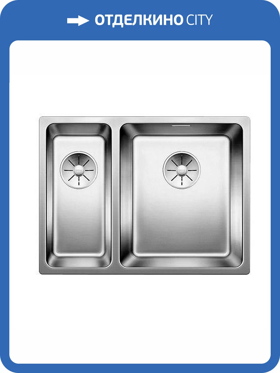Мойка кухонная Blanco Andano 340/180-U 522977 нержавеющая сталь фото 5
