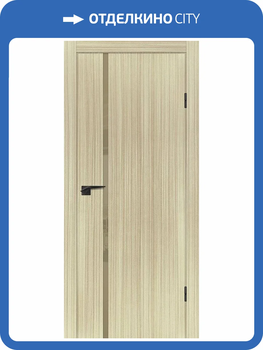 Межкомнатная дверь Profilo Porte P-22 полотно Эвкалипт австралийский, стекло бежевый лакобель 700x2000 фото 2
