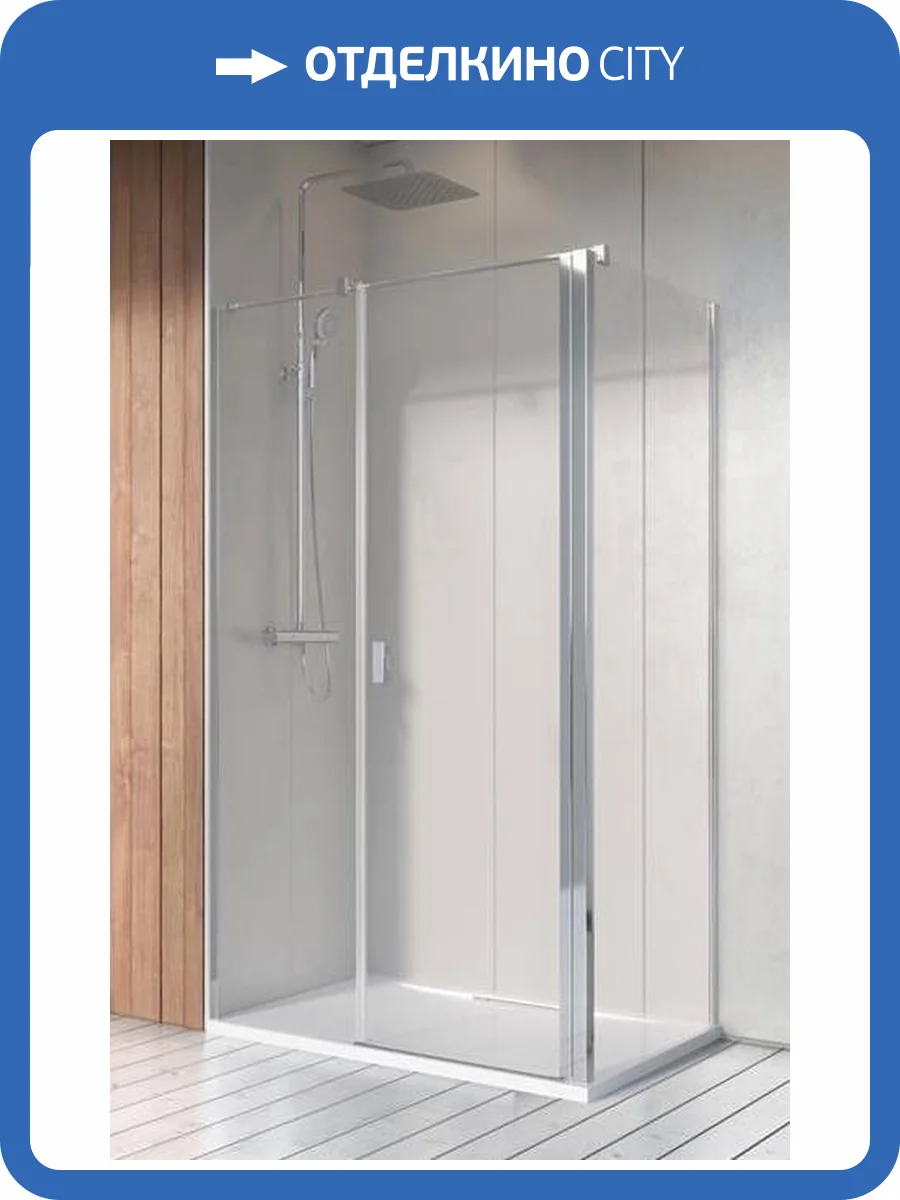 Душевая дверь Radaway Nes KDS II front 120L 10033120-01-01L 120x200 хром прозрачное фото 2