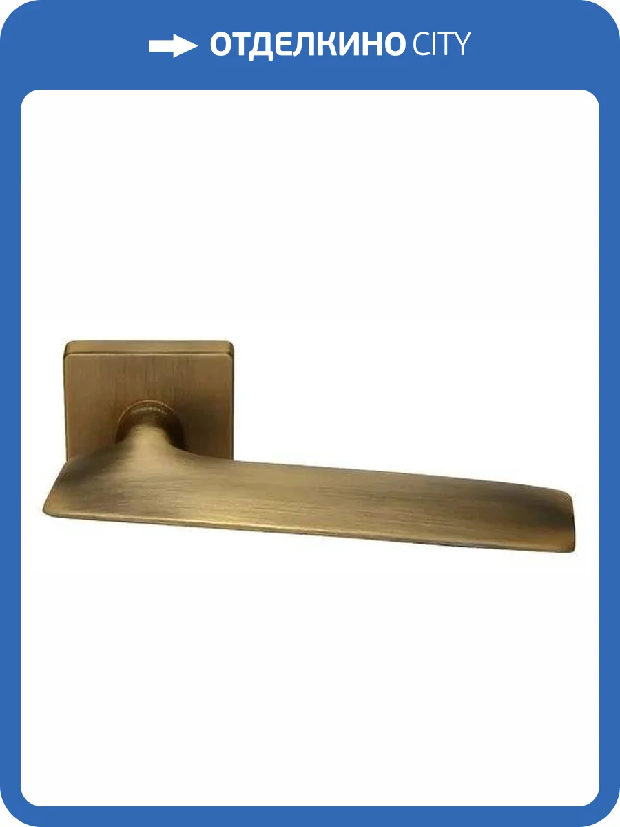 Дверная ручка Morelli GALACTIC S5 CAFFE кофе толщина розетки - 7мм фото 4