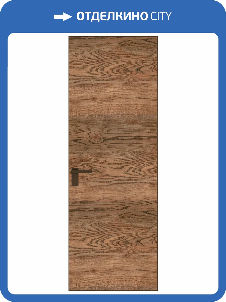 Межкомнатная дверь Profil Doors 1 AGK цвет профиля Деорэ, алюминиевая панель орех 700x2000 фото 2