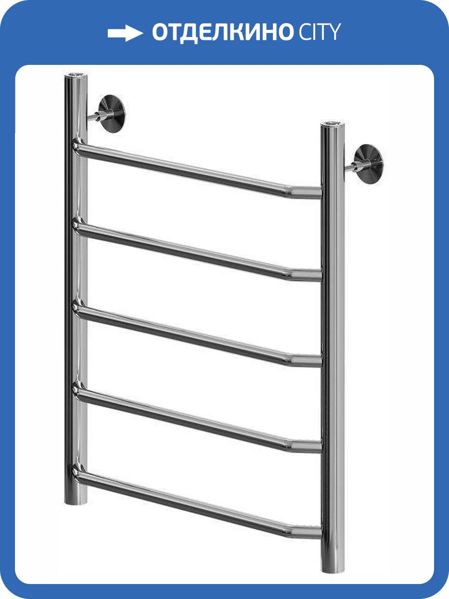 Полотенцесушитель водяной Aquanet Fiona 266736 хром, 60x50 фото 3