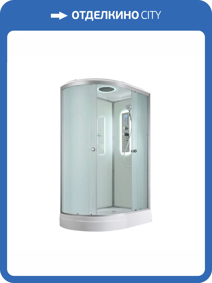 Душевая кабина AvaCan D2012RLED с подсветкой, 120x80x215 фото 19