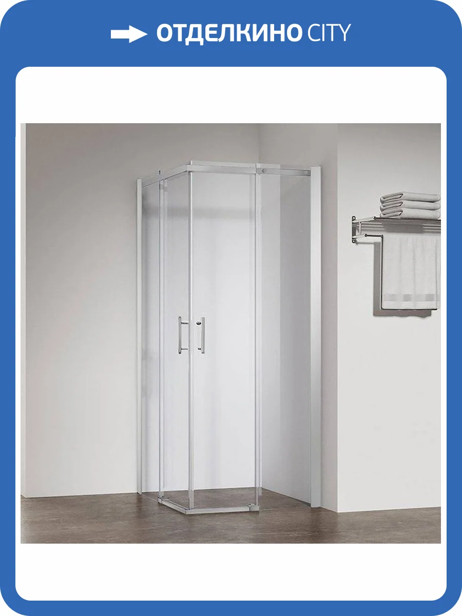 Душевой уголок Veconi Rovigo RV-50CH 120х80 см, профиль хром, стекло прозрачное фото 4