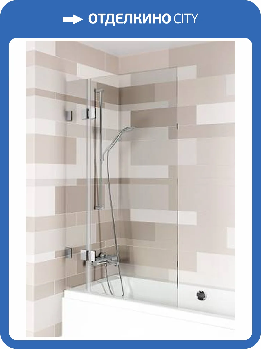 Шторка на ванну Riho Scandic G001145120 NXT X109 900x1500 L Хром фото 4