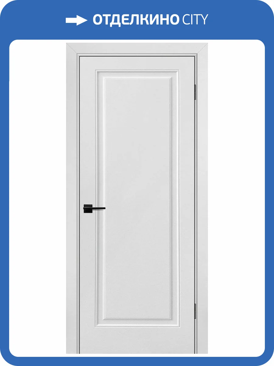 Межкомнатная дверь эмаль Текона Шарм-11, глухая, белый молочный RAL 9010 800x2000 фото 2