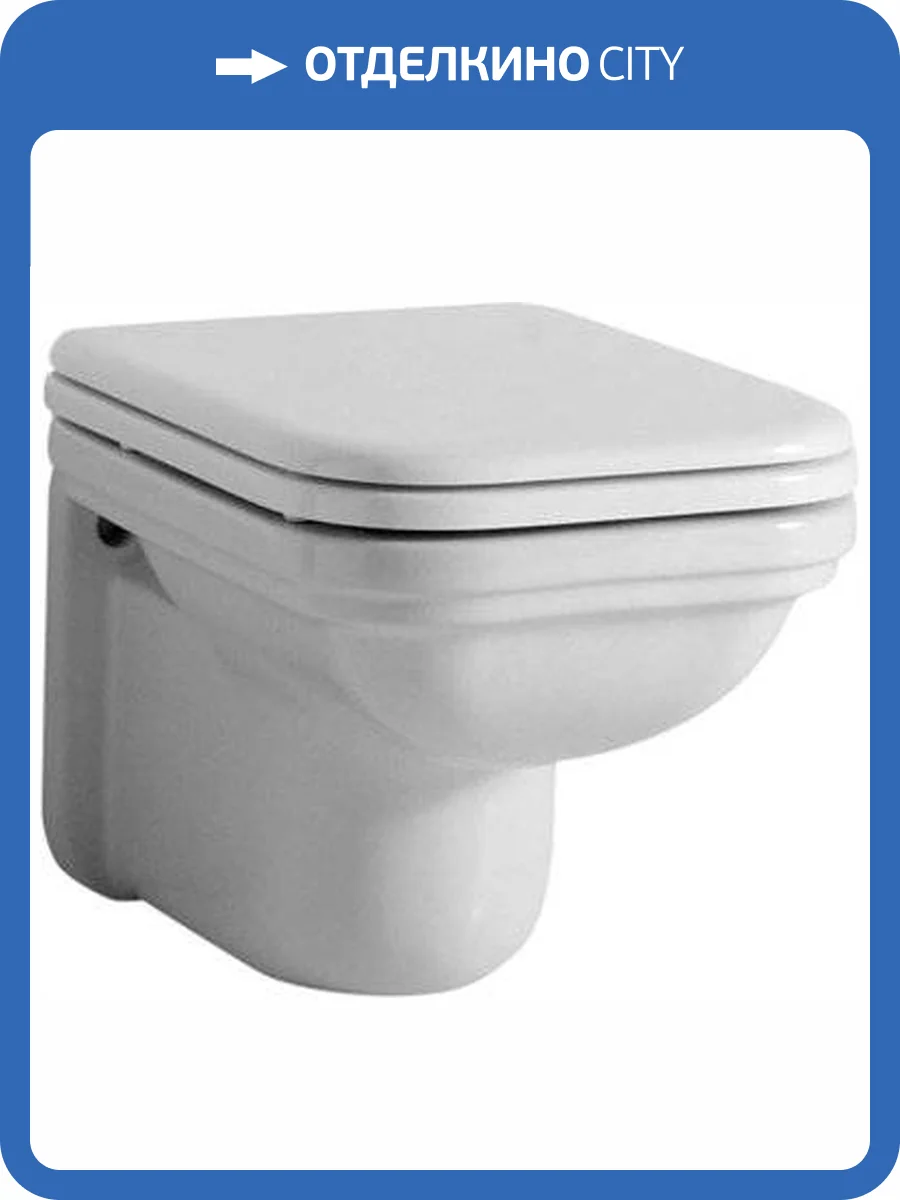 Чаша для унитаза подвесного Kerasan Waldorf белый, бронза фото 5