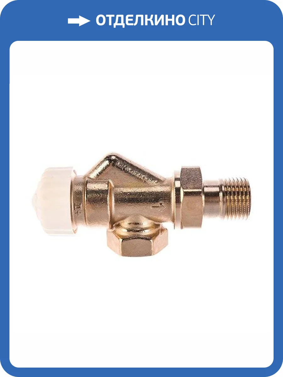 Вентиль термостатический Elsen осевой, 1/2 х 1/2, с преднастройкой, никелированный фото 2