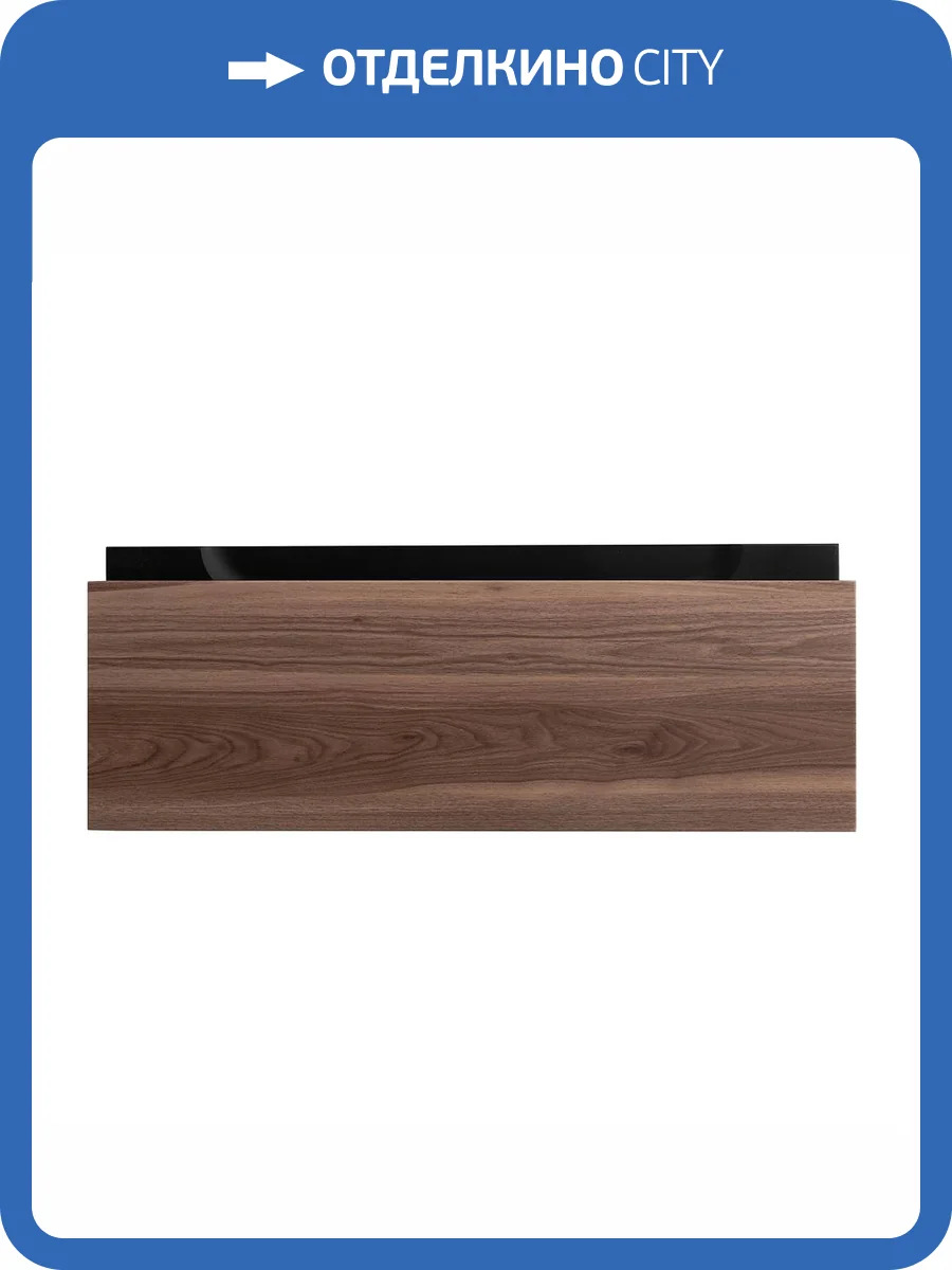 Тумба под раковину Cezares SLIDER-800-1C-SO-NA-P Орех дымчатый, 76.6x29.9x47.6 фото 3
