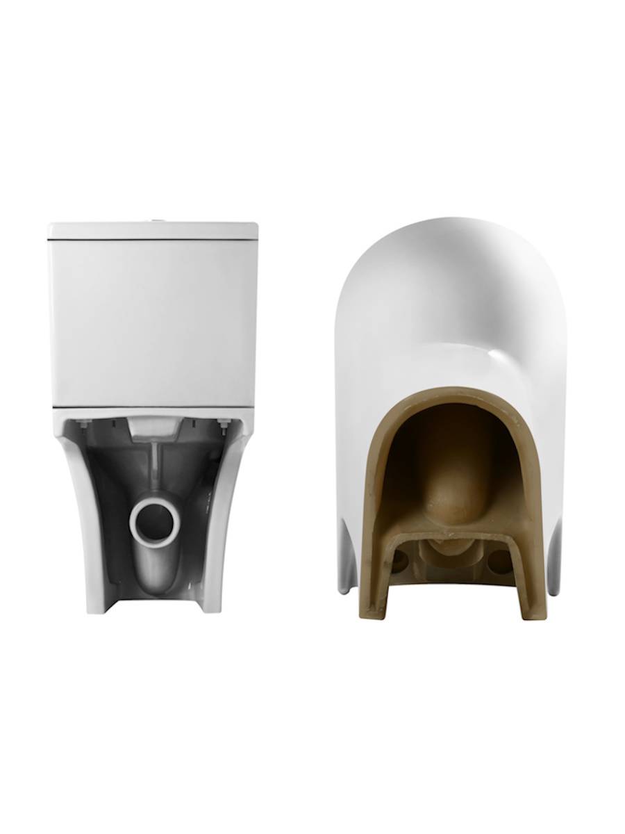 Унитаз-компакт Watersense Lalina Vortex W00749 безободковый, сиденье микролифт фото 5