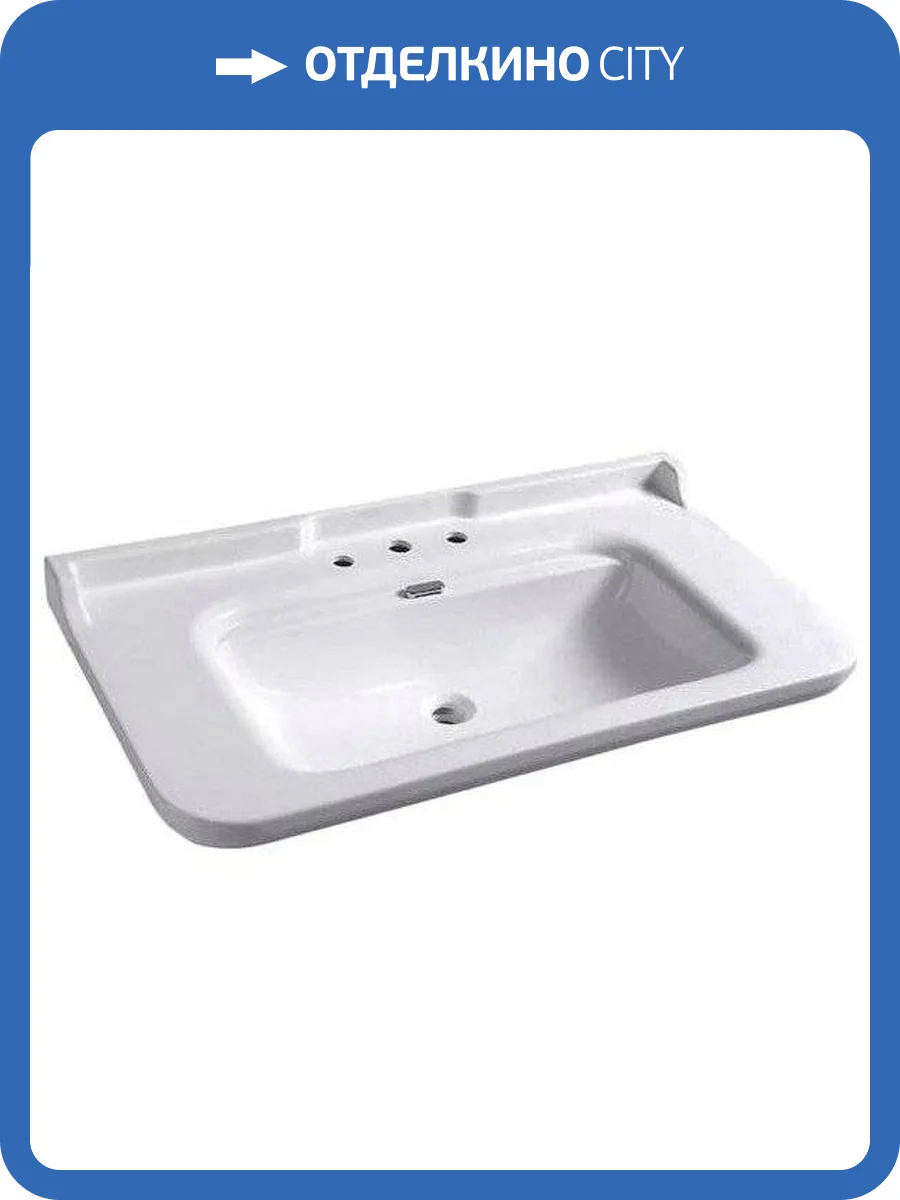 Раковина Kerasan Waldorf 4140K1bi/cr*3 60 см фото 7