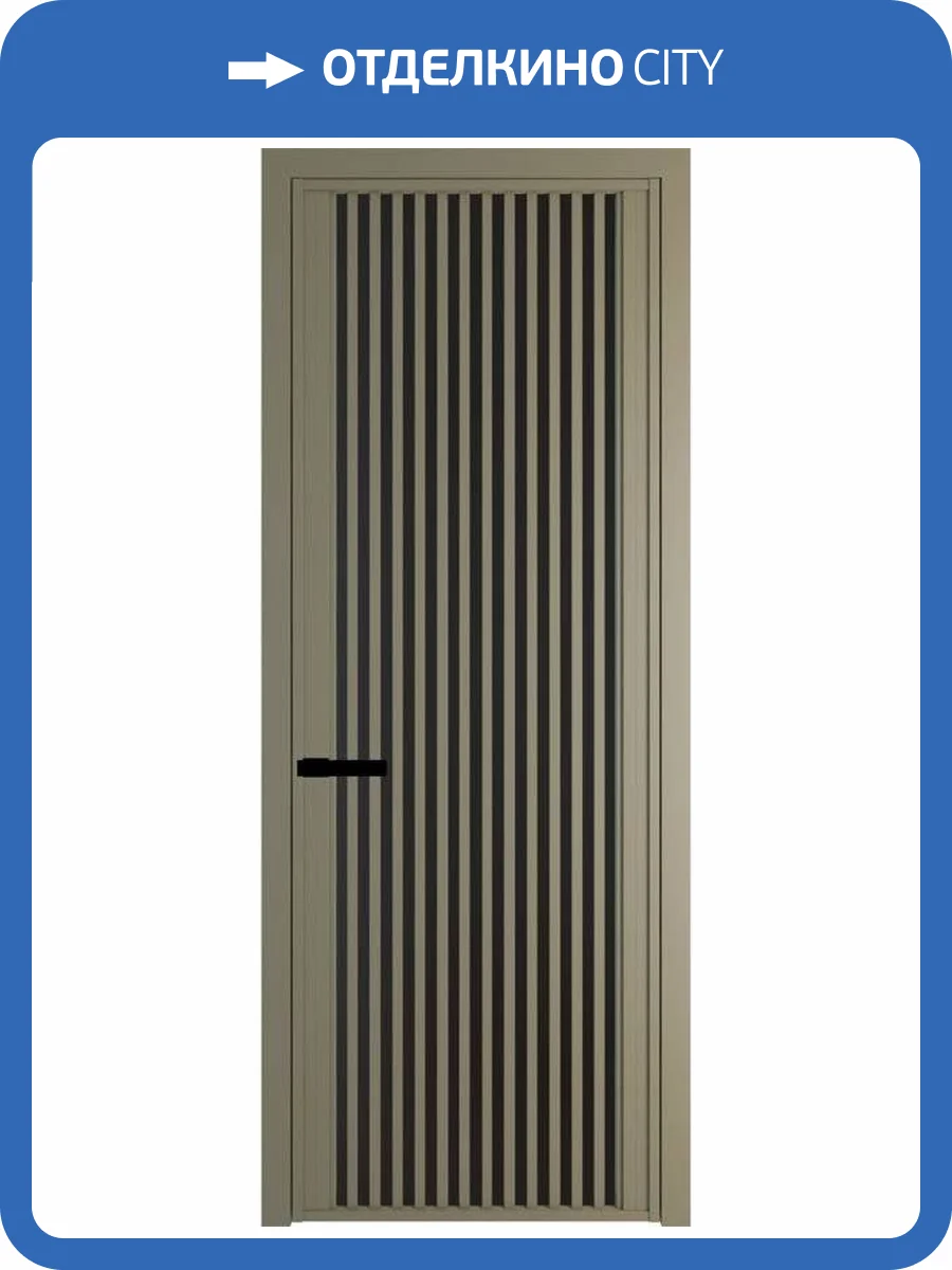 Межкомнатная дверь Profil Doors 3 AGP цвет профиля Шампань, стекло безопасное 6 мм монохром черный 800x2000 фото 2