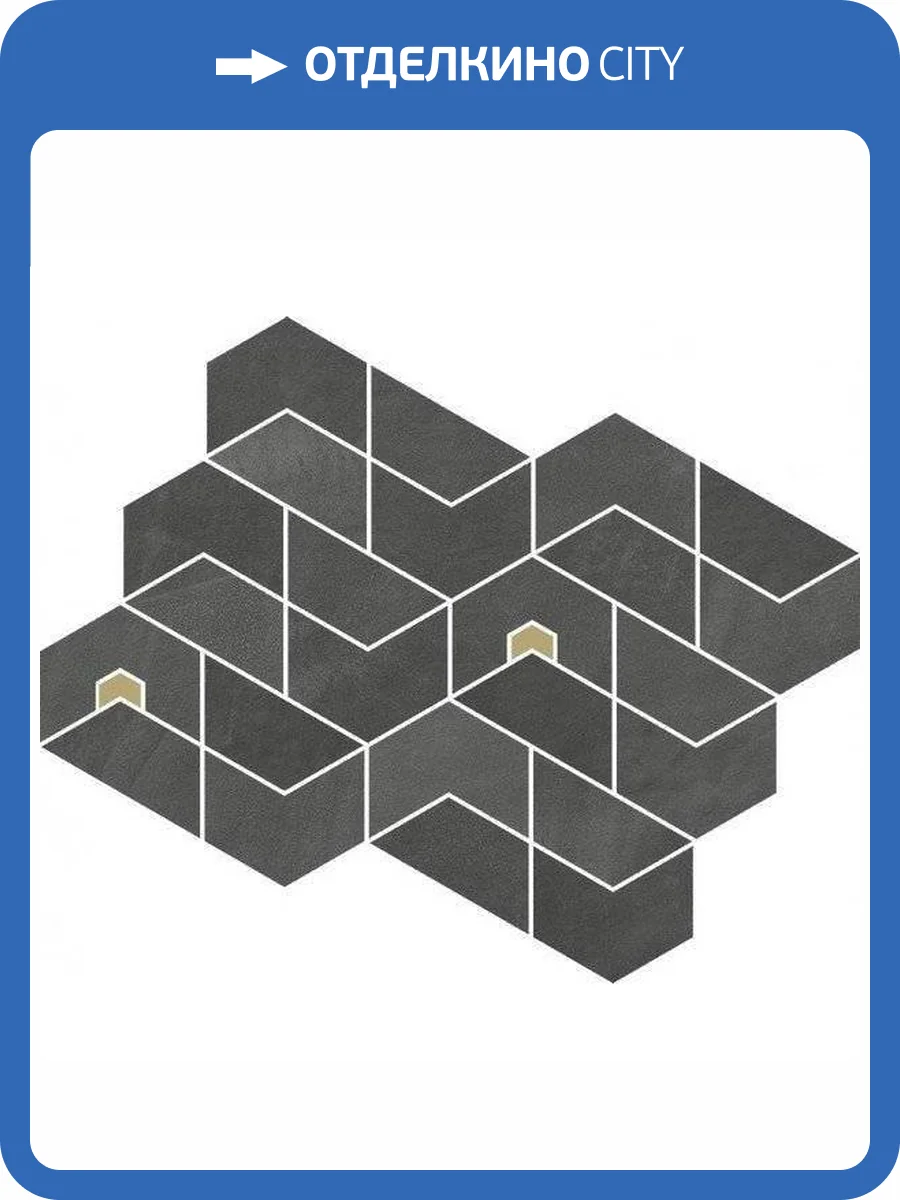 Мозаика Italon Continuum 620110000180 Petrol Mosaico Jewel 31.1x38.2 фото 3