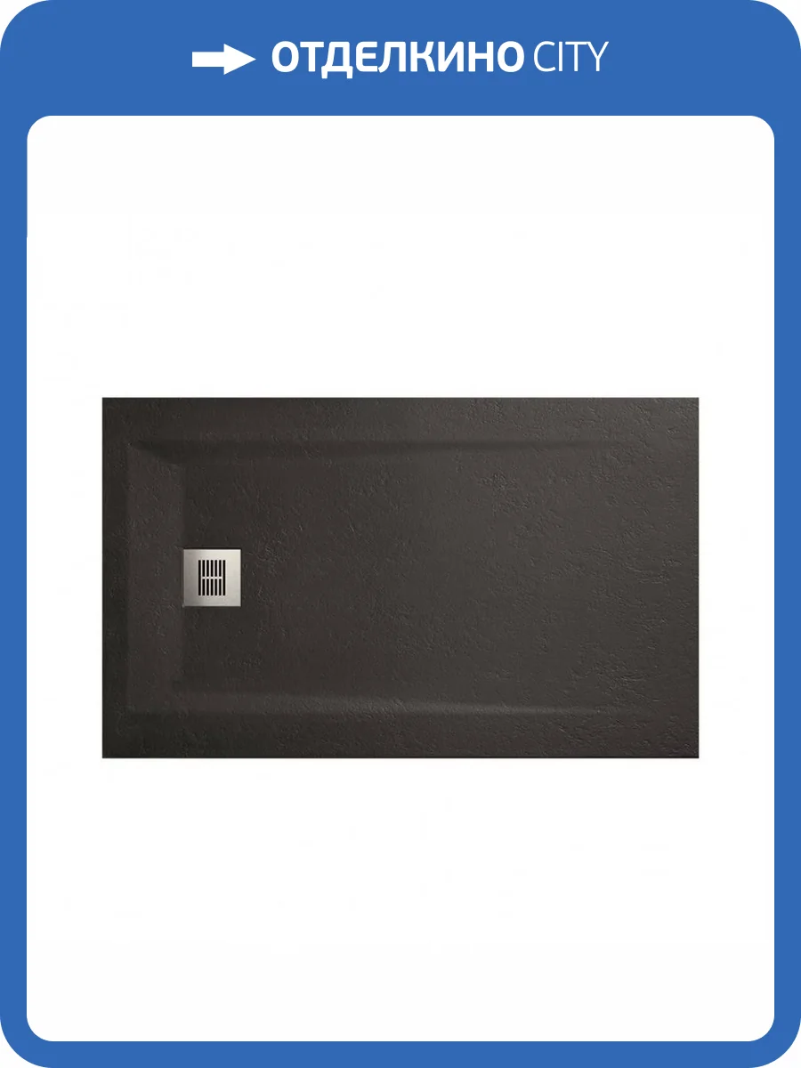 Поддон для душа Sanitana Rocks SP3014B0320100560 1200х800 черный фото 6