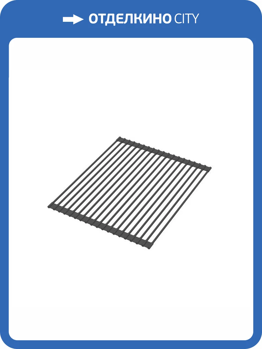 Ролл-мат Iddis Kitchen Line ROL35BLi59 черный, 35.3x42 фото 6