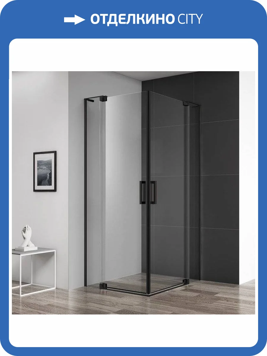 Душевой уголок Cezares Slider A 2 90/100 C NERO фото 4