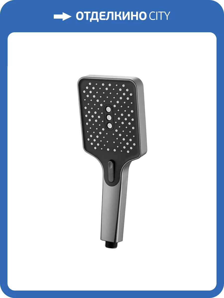 Лейка для душа Belz BS02-3 оружейная сталь фото 3