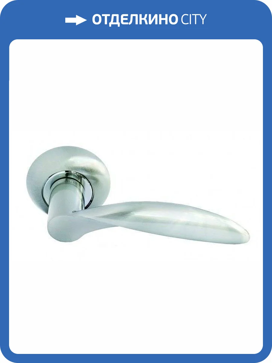 Дверная ручка Morelli MH-07 MH-07 SN (Белый никель) фото 3