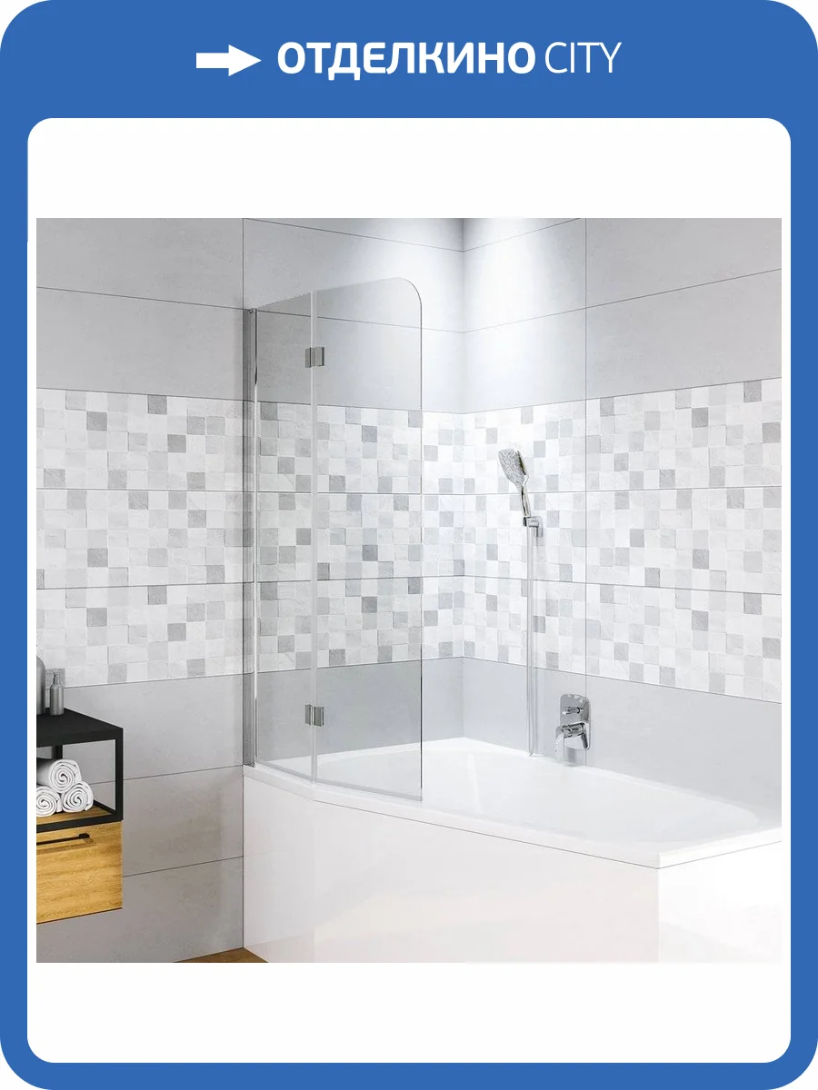 Шторка на ванну Riho Novik Z500 Universal 100 см фото 4