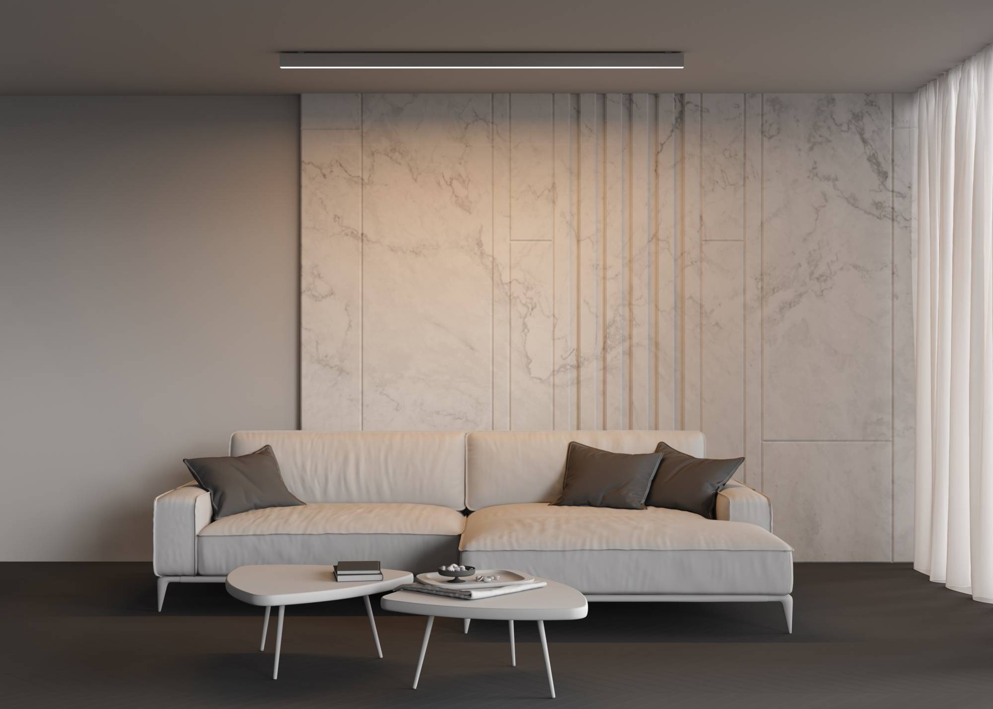 Потолочный линейный светодиодный светильник Technical LL311039 фото 6