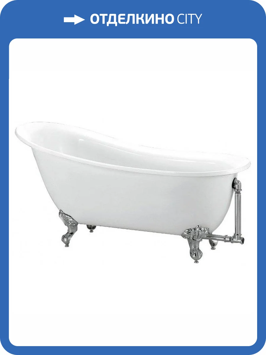 Акриловая ванна BelBagno 170x76 фото 4