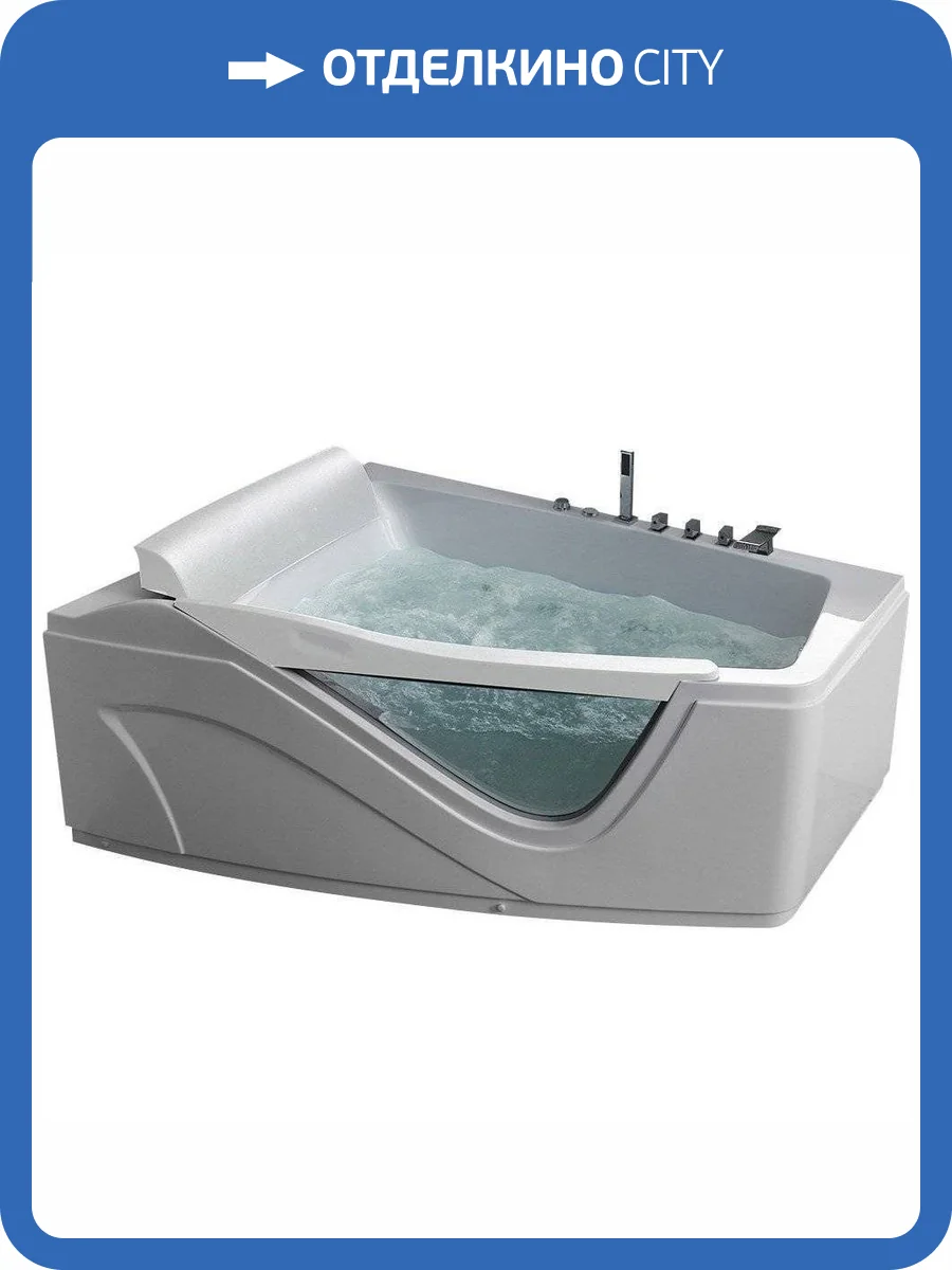 Акриловая ванна Gemy G9056 B L 170x130 фото 5