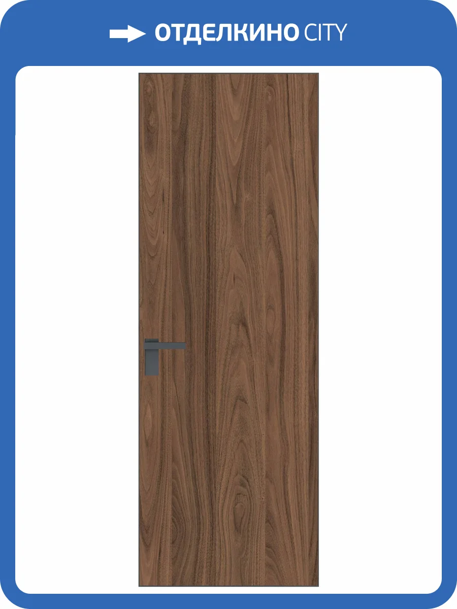Межкомнатная дверь Profil Doors 1 AGK цвет профиля Серая ночь, алюминиевая панель ясень горный 700x2000 фото 2