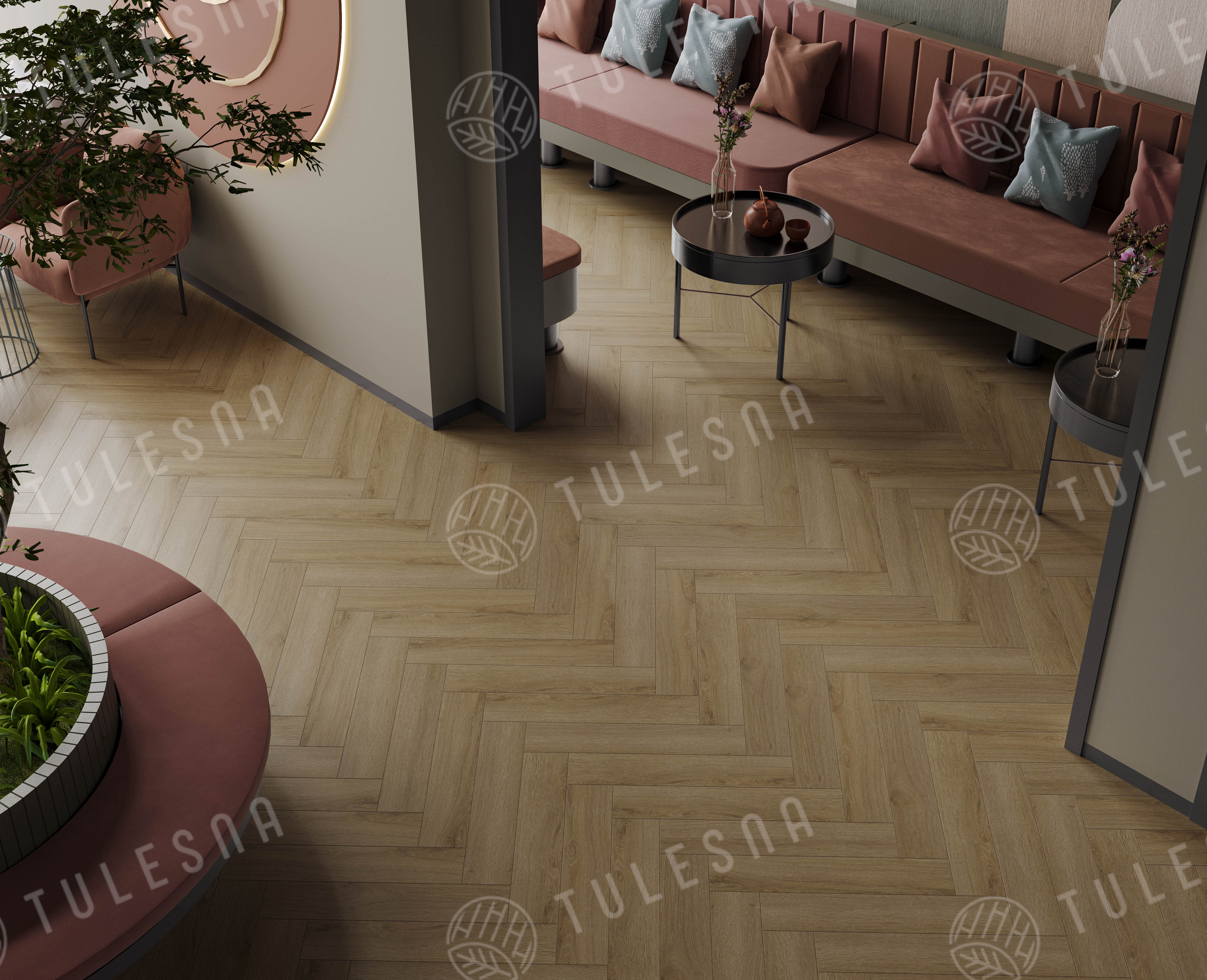 Ламинат Tulesna Селена Паркет (Selene Parquet) 12/34 4V LF504-25 Рила 121x605 фото 2