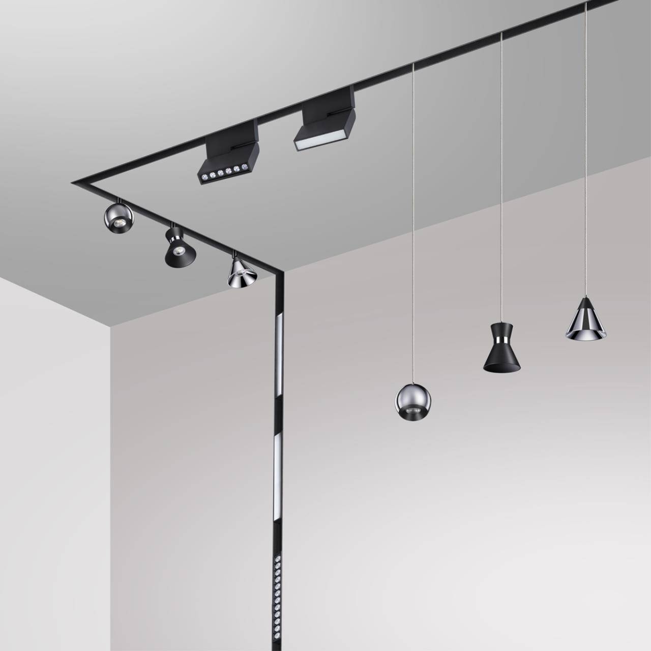 Трековый светодиодный светильник Novotech Shino Flum 358394 фото 2