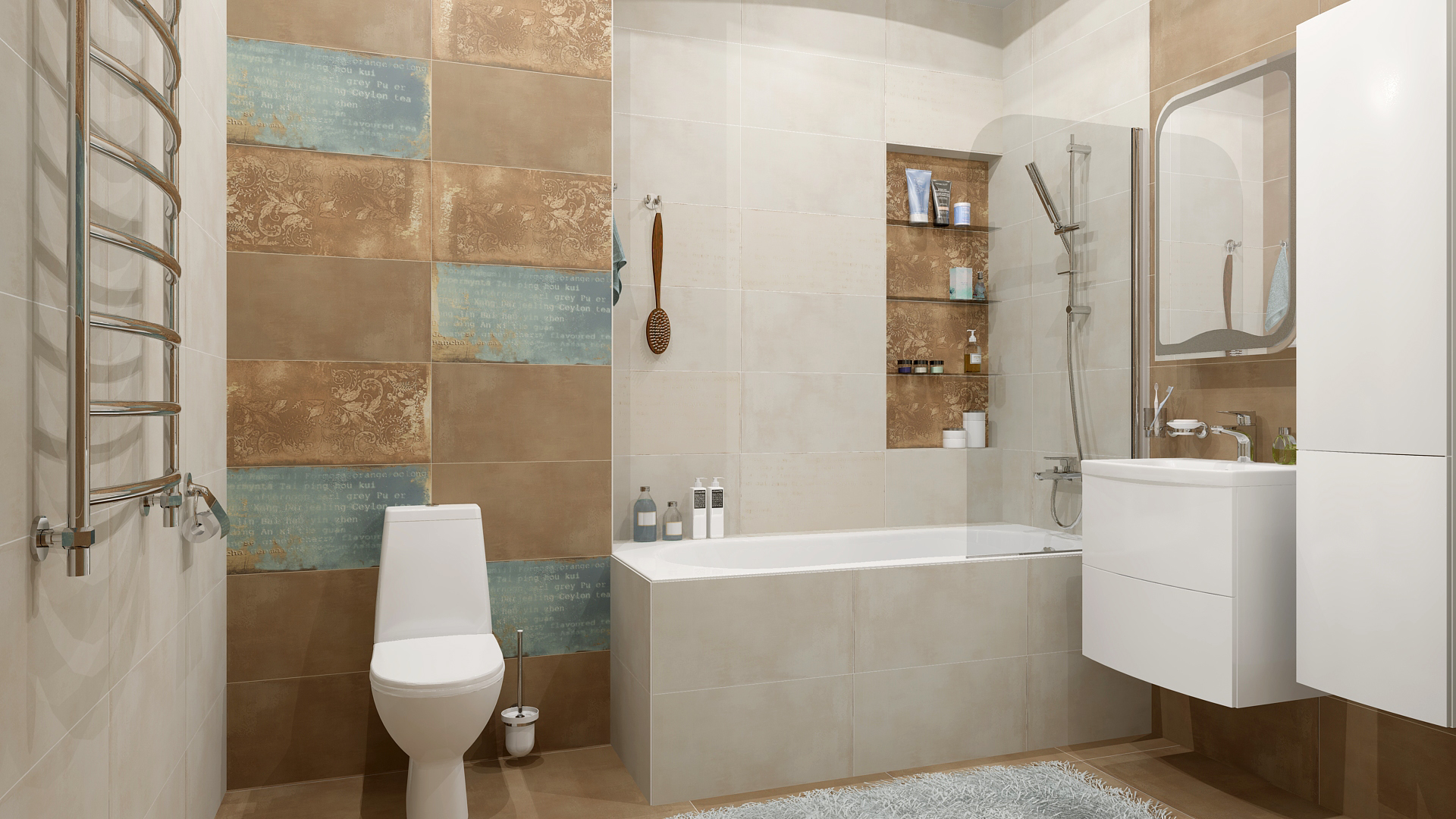 Gracia Ceramica Gatsby white/Gatsby brown фото 2