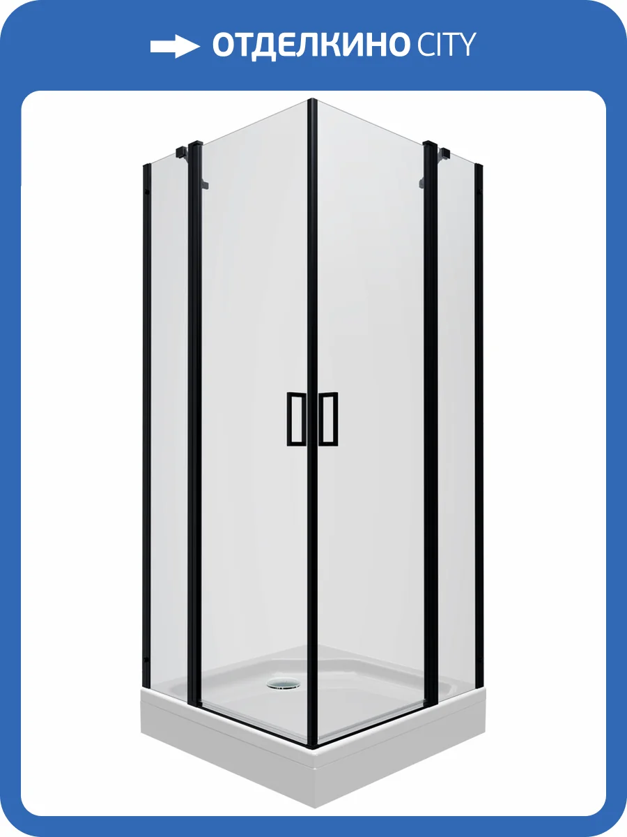 Душевой уголок Triton Тау-Блэк Щ0000054038 90х90 фото 3