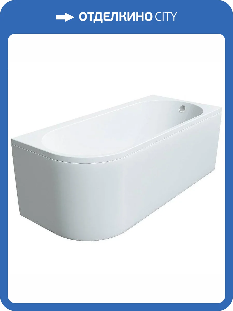 Акриловая ванна для комплекта Marka One Alisa 01али1775п 170x75 R фото 3