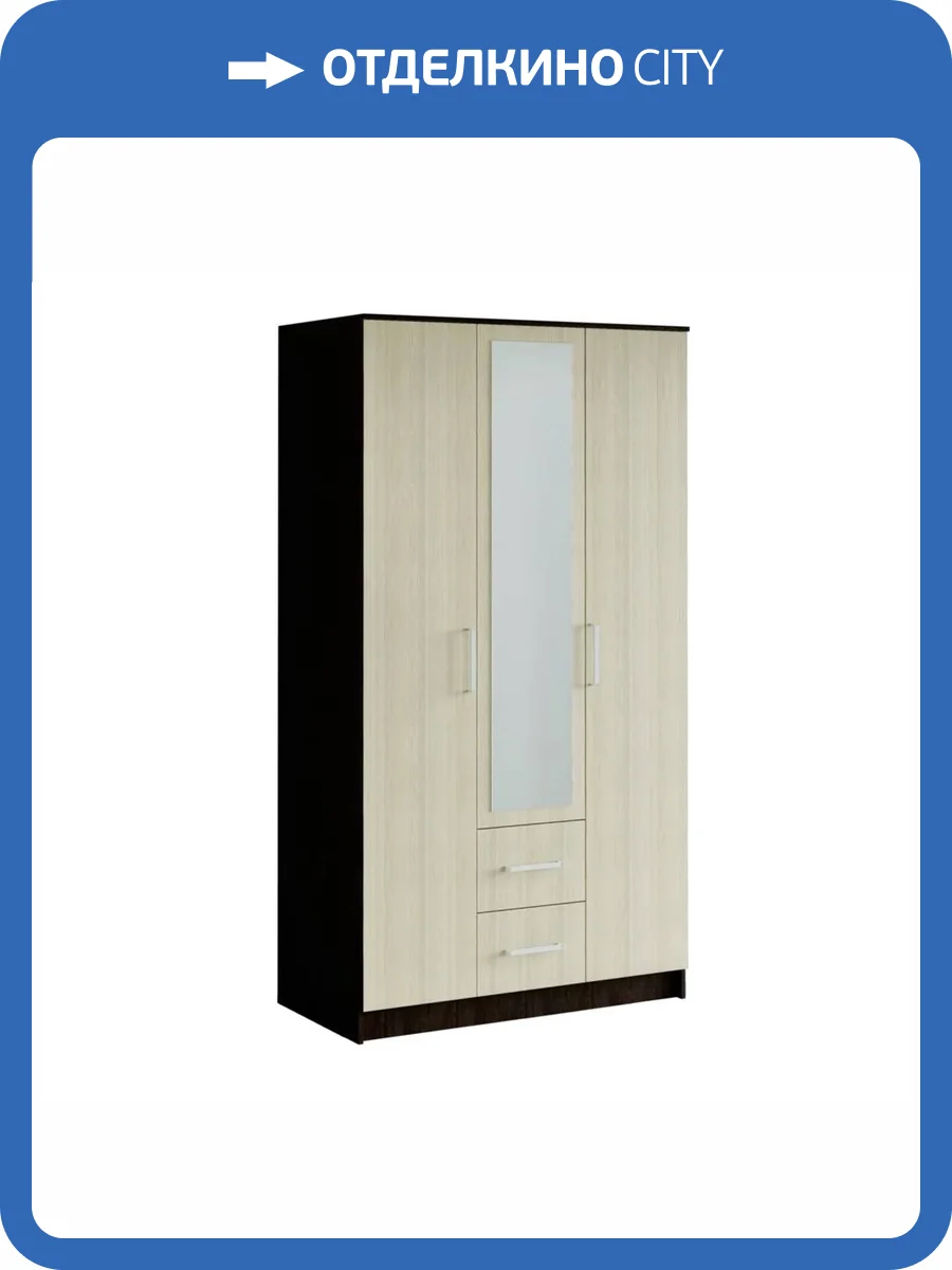 Шкаф БТС МЕБЕЛЬ Фиеста Т0018414 венге, лоредо фото 5