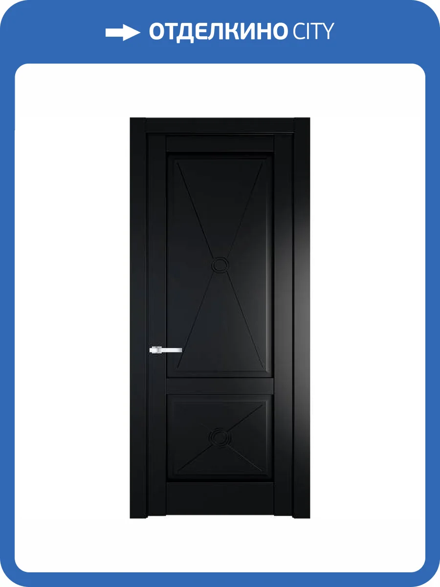 Межкомнатная дверь Profil Doors 1.2.1 PM полотно Блэк 700x2000 фото 2