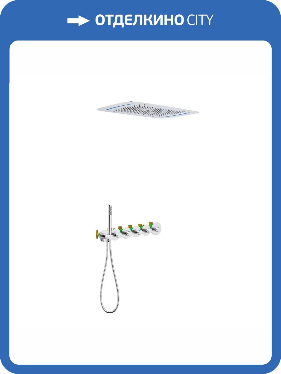 Душевая система Timo Saona SX-2319/00SM хром, встраиваемая, с термостатом фото 2