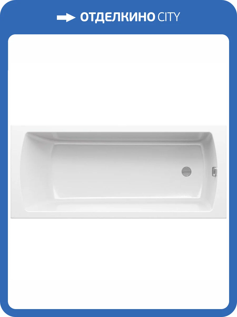 Акриловая ванна Ravak Classic II 160x70 с ножками фото 3