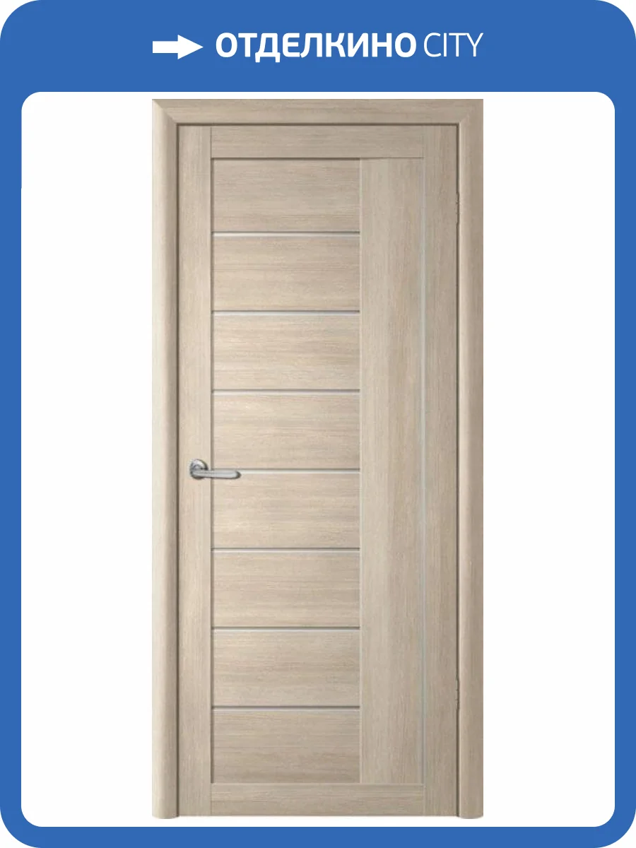 Межкомнатная дверь Albero Марсель остеклённая лиственница мокко мателюкс 700x2000 фото 2