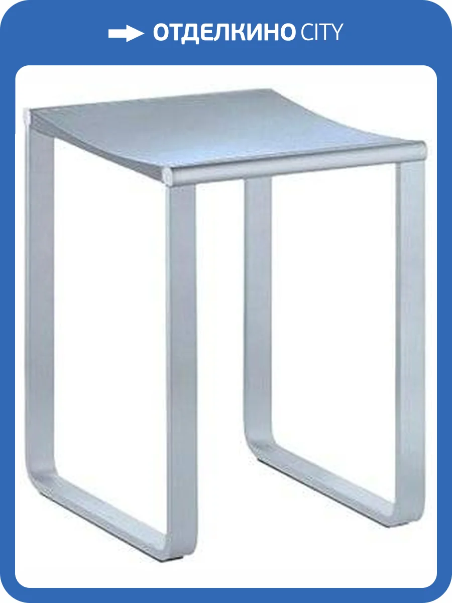 Табурет Keuco Plan 14982 хром, светло-серое фото 5