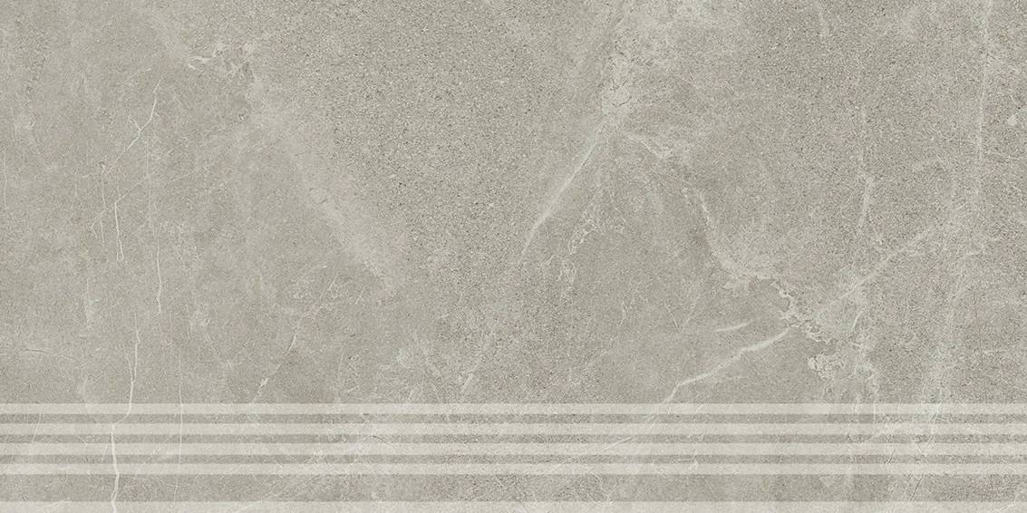 Ступень Kerama Marazzi Эстерель KM6060G0501RGRF серый светлый матовый обрезной 30x60
