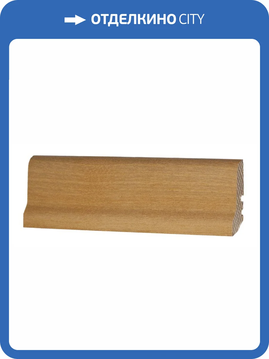 Плинтус Tecnorivest (Техноривест) Ясень, Шпон 2500х22х60 фото 2