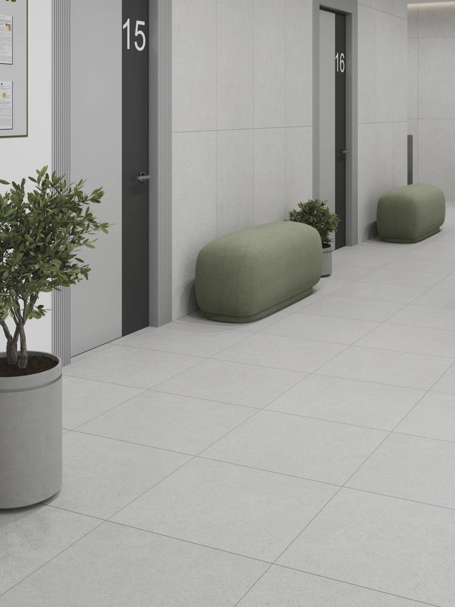 Керамогранит Lasselsberger Ceramics Оттепель Техно 6461-0438 Травертин бежевый 60x60 фото 15