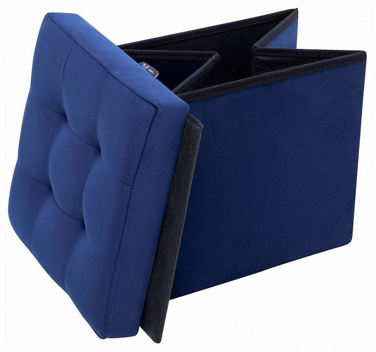Пуф-сундук Leset Плуто 4687205418166 Темно-синяя Velutto 26 фото 5