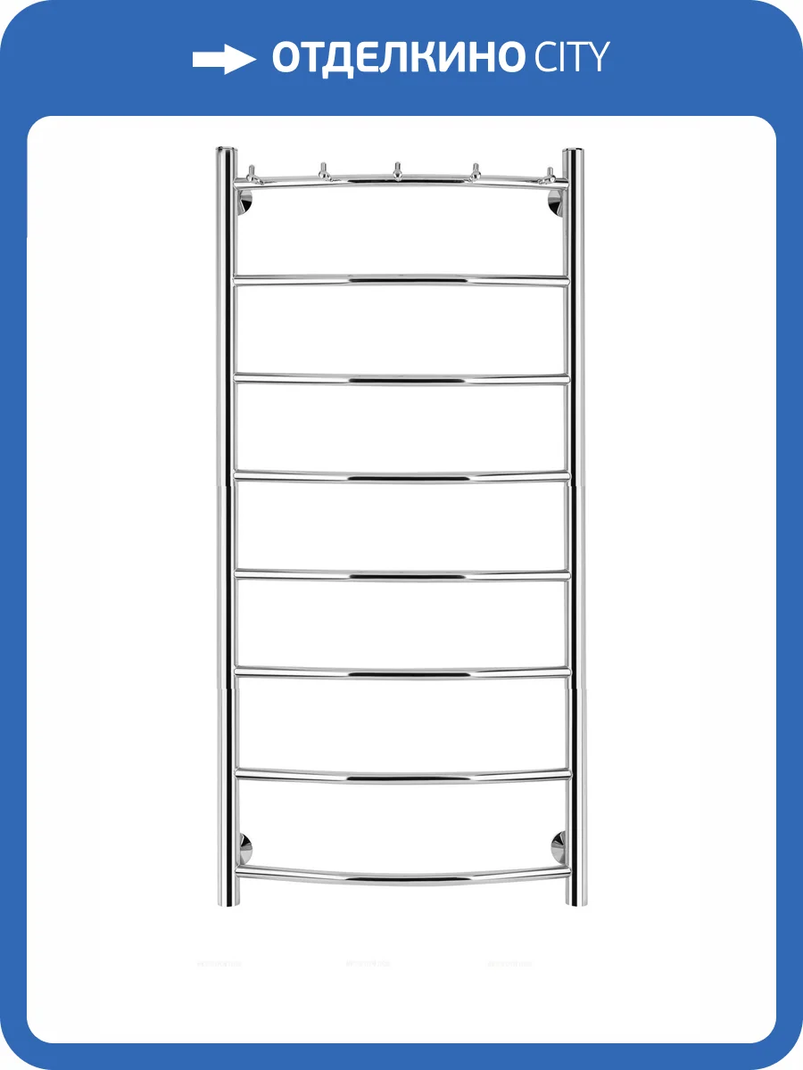 Полотенцесушитель электрический Secado Милан 4603777450991 1 К 100x40, L, хром фото 5