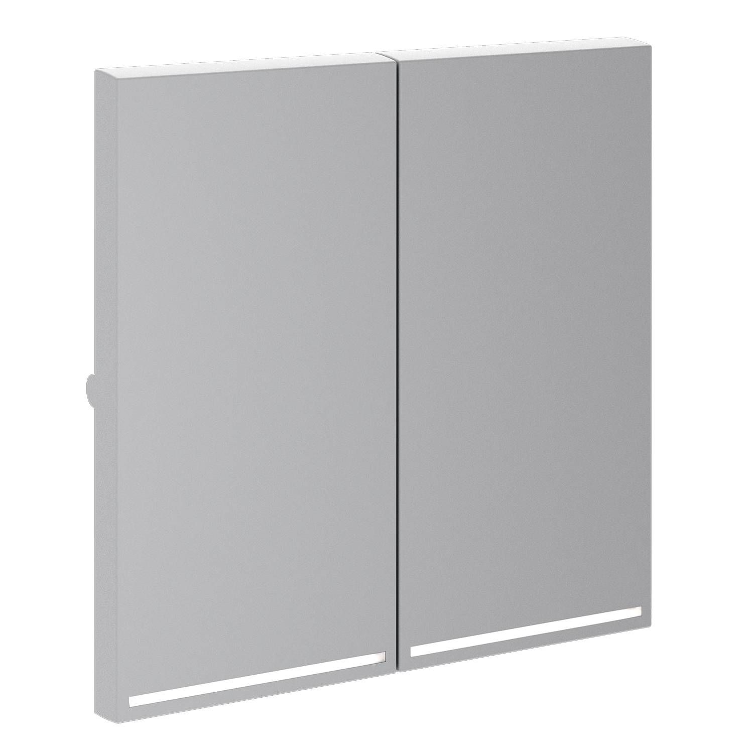 Клавиши для 2-клавишного выключателя с подсветкой Voltum S70 VLS000416 серый