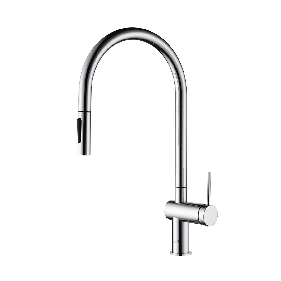Смеситель для кухни AQUAme Cucina AQM9901CR с выдвижным изливом, хром фото 8