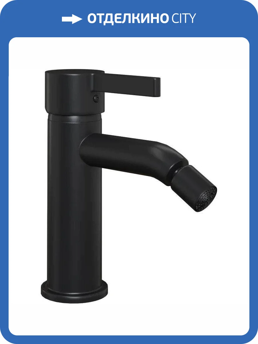 Смеситель для биде Paini Brera 74PZ304 брашированный черный фото 6