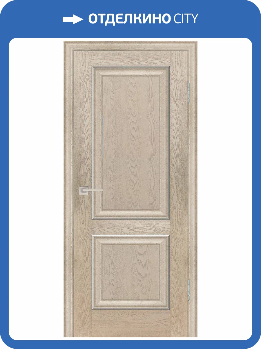 Межкомнатная дверь Profilo Porte экошпон PSB-28, глухая, дуб гарвард бежевый 900x2000 фото 2